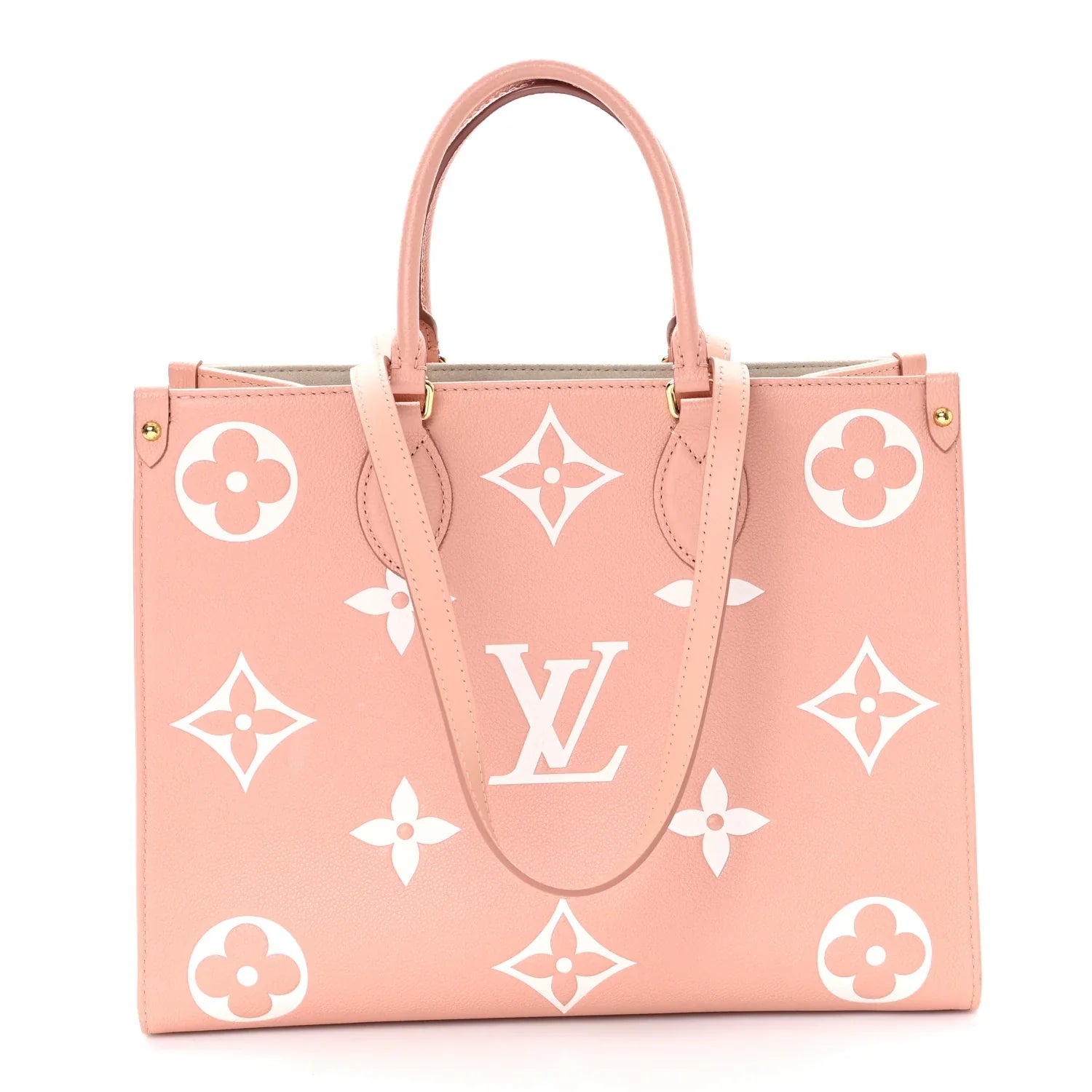 Blush Monogram Luxe Tote