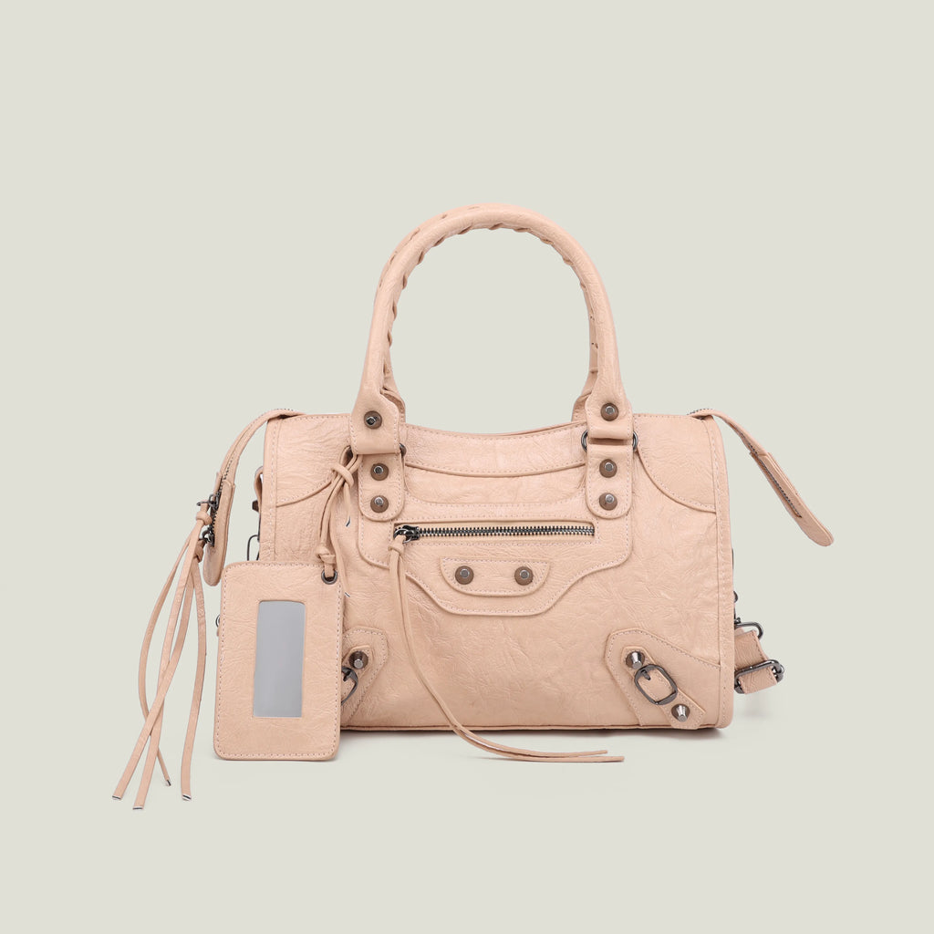 Soft-Structured City Shoulder Bag