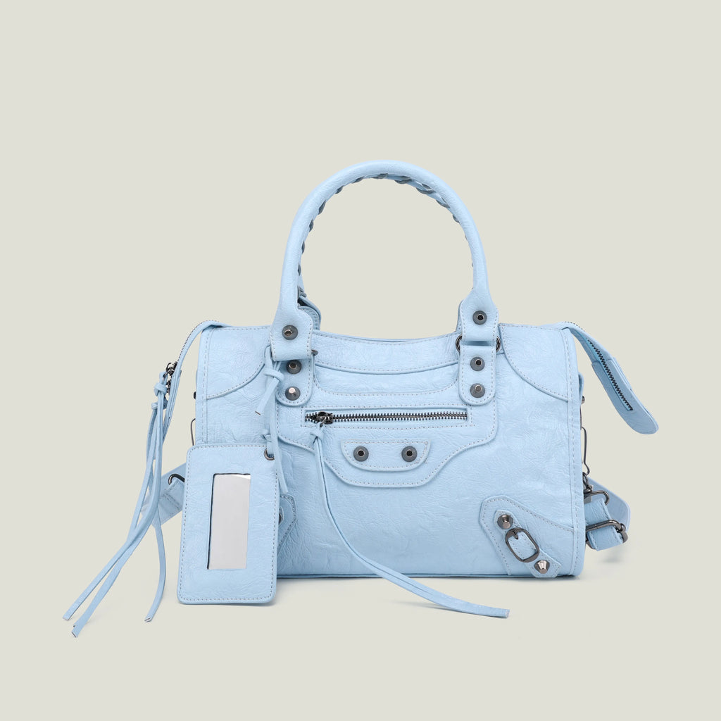 Soft-Structured City Shoulder Bag