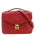 Monogram Lock Shoulder Bag (Red)