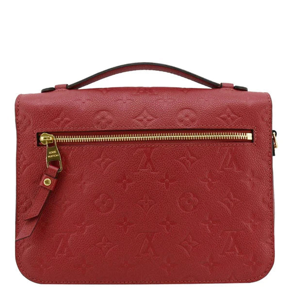 Monogram Lock Shoulder Bag (Red)