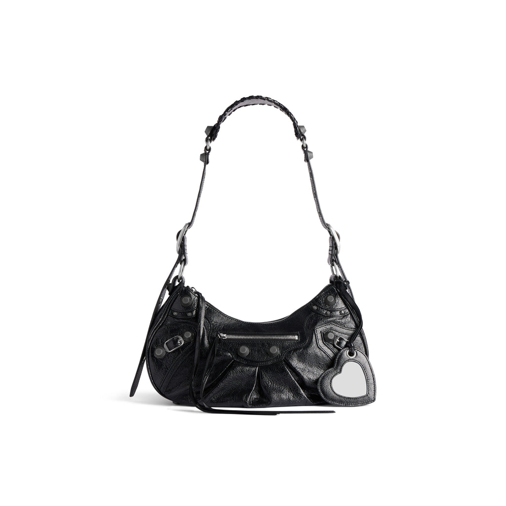 Studded Curve Shoulder Bag