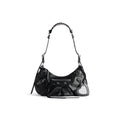 Studded Curve Shoulder Bag