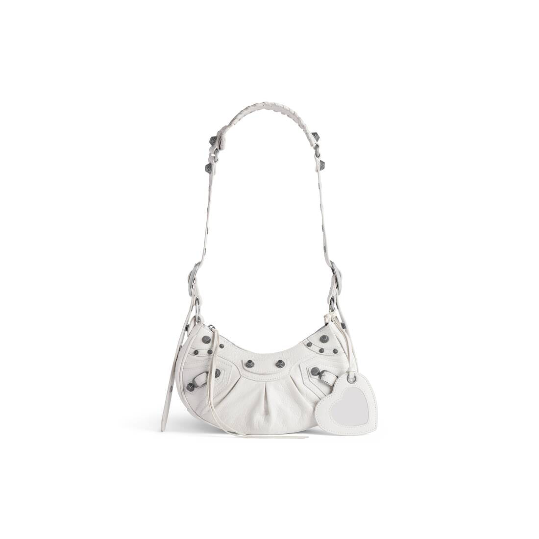 Studded Curve Shoulder Bag