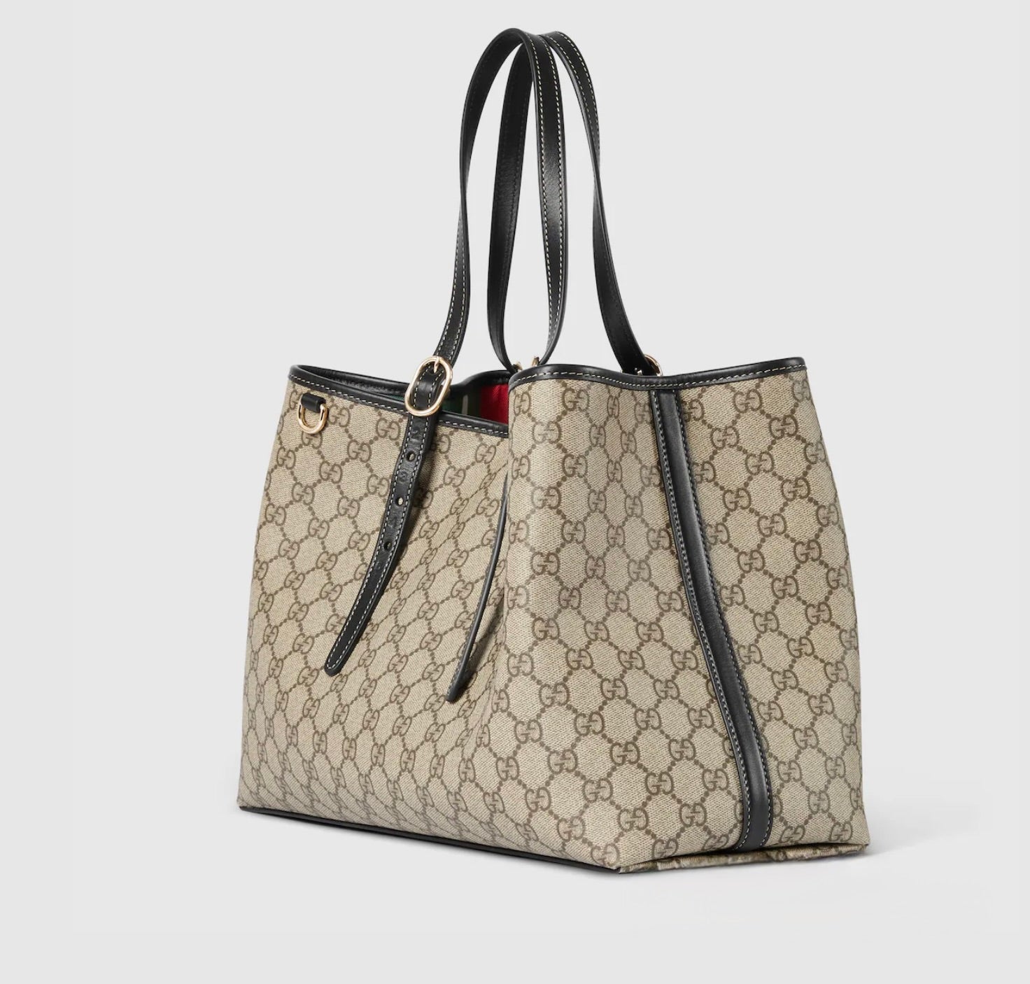 Velmara Signature Tote (Beige/Dark Blue)