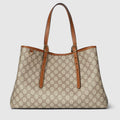 Velmara Signature Tote (Beige/Brown)