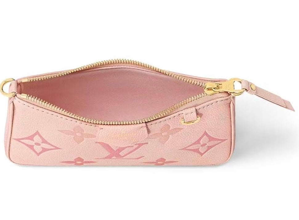 Blush Monogram Mini Shoulder Pouch