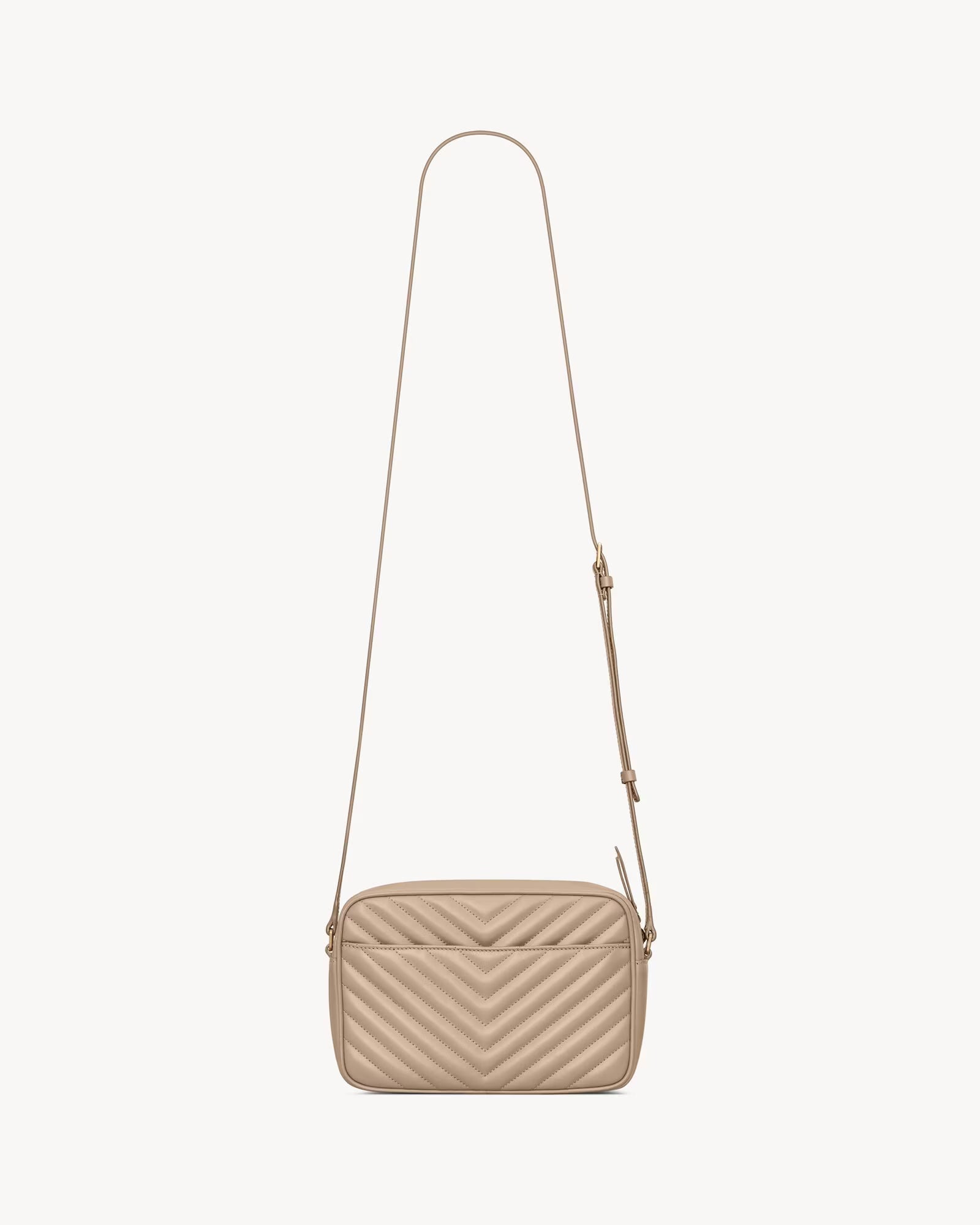 Ravelle Quilted Shoulder Bag (Beige)