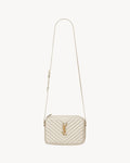 Ravelle Quilted Shoulder Bag (White)