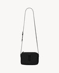 Ravelle Quilted Shoulder Bag (Black/ Black Logo)