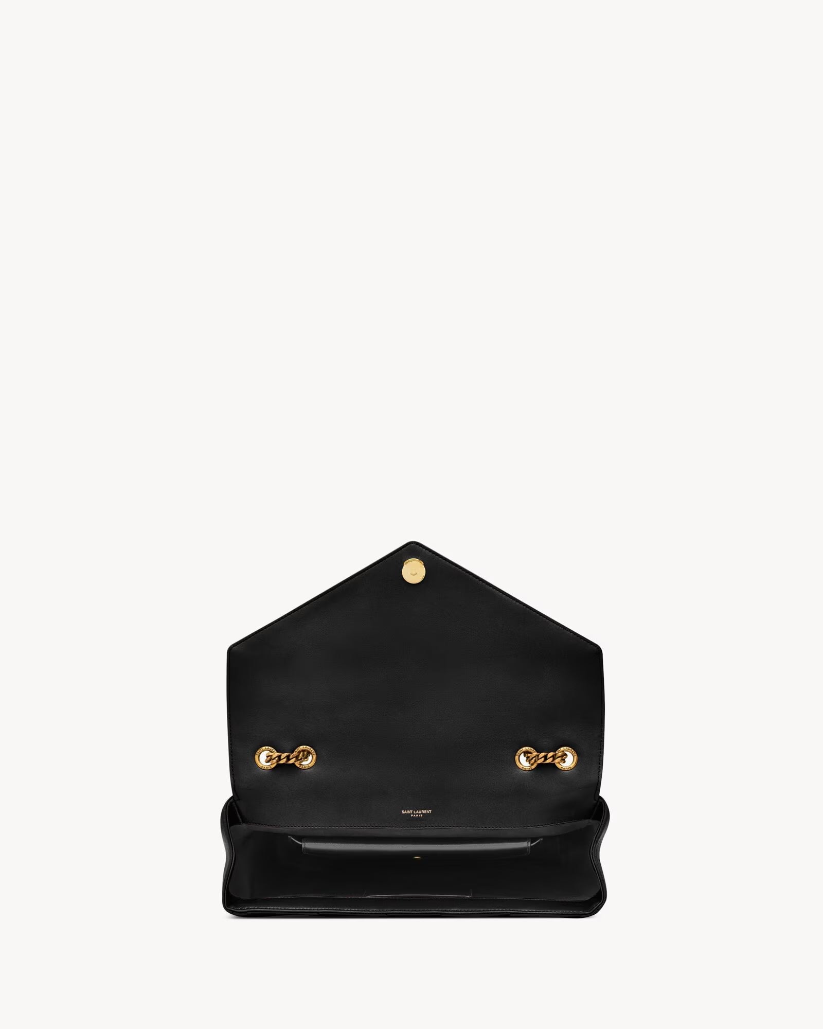 Nouvelle Quilted Shoulder Bag 31 CM (Black Gold Logo)