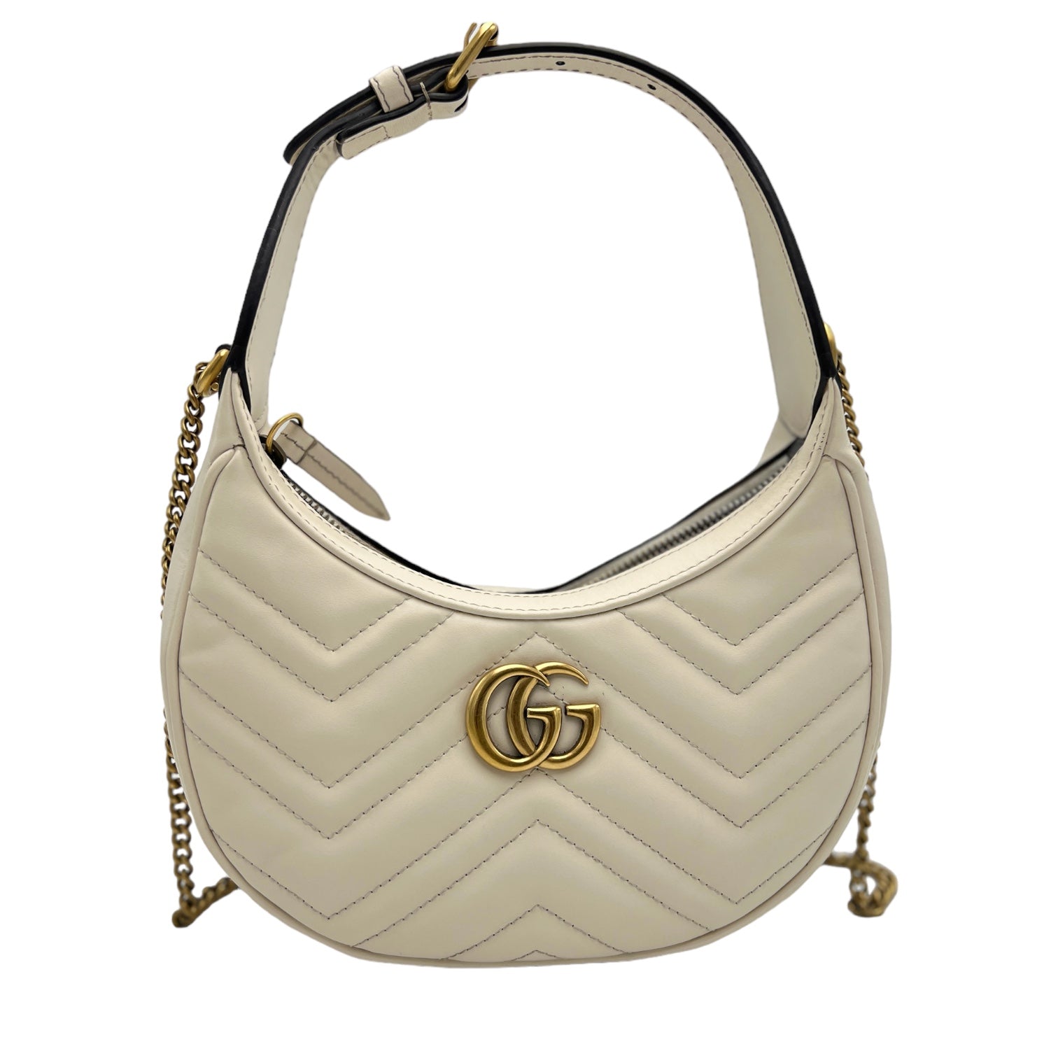 Celeste Quilted Crescent Shoulder Bag