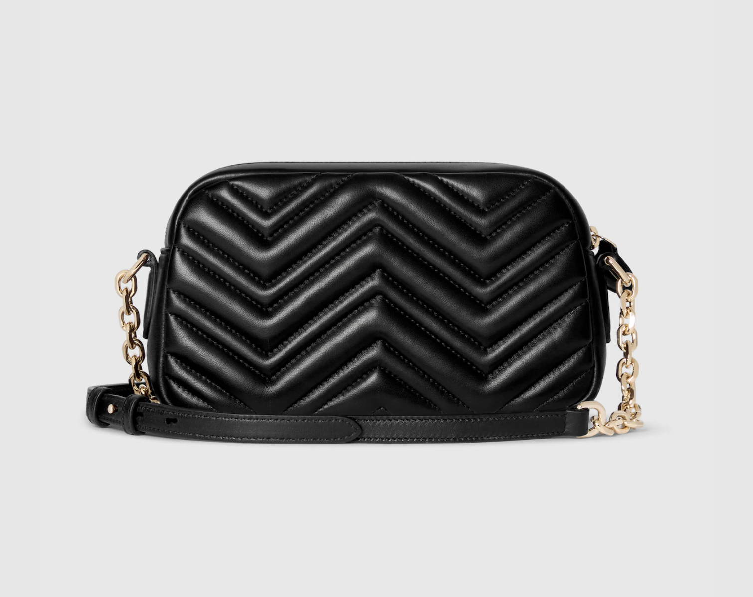 Veloura GG Signature Shoulder Bag Black