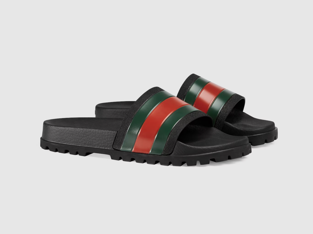Stripe Comfort Slides (Unisex)
