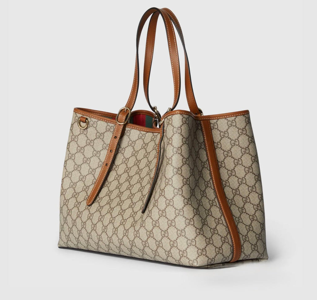 Velmara Signature Tote (Beige/Brown)