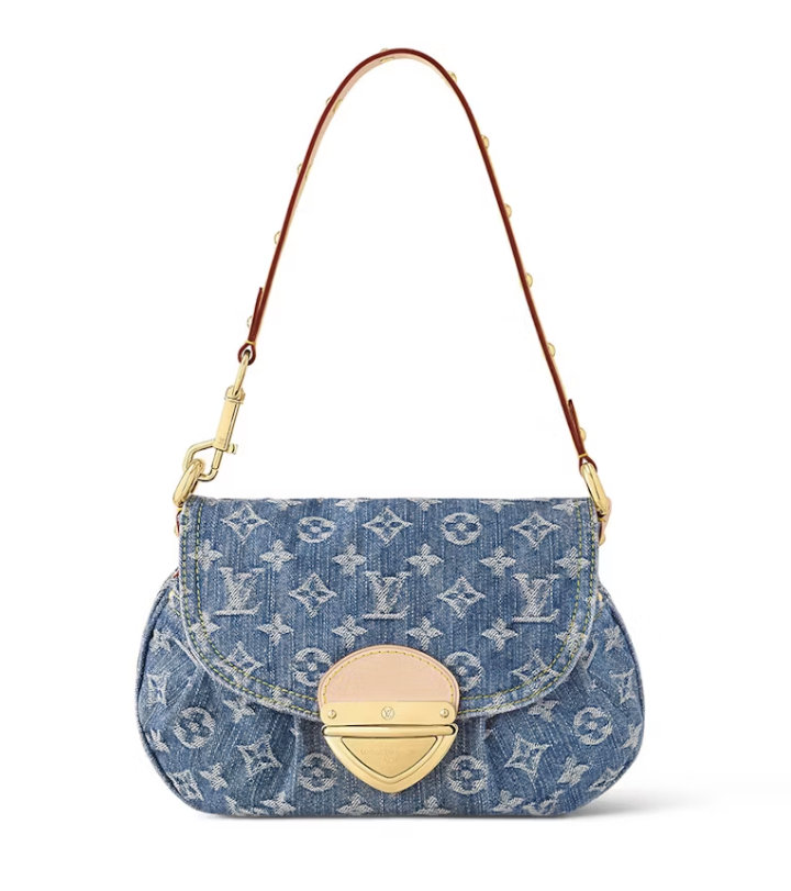 Denim Monogram Mini Bag