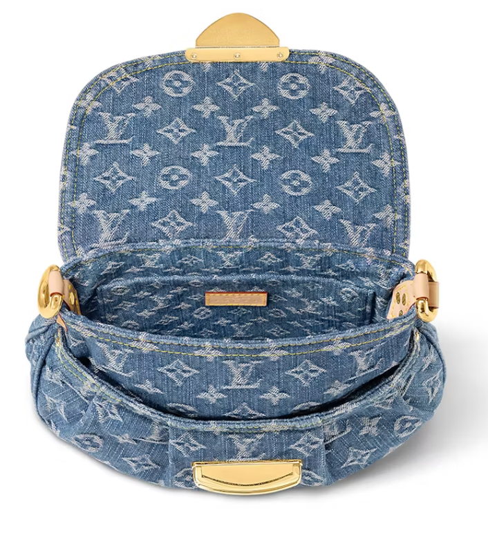 Denim Monogram Mini Bag