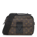 Monogram Utility Crossbody Bag (Brown)