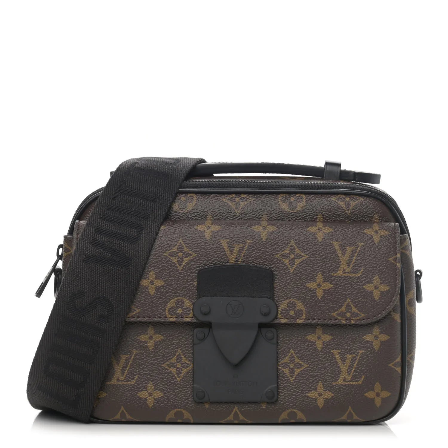 Monogram Utility Crossbody Bag (Brown)