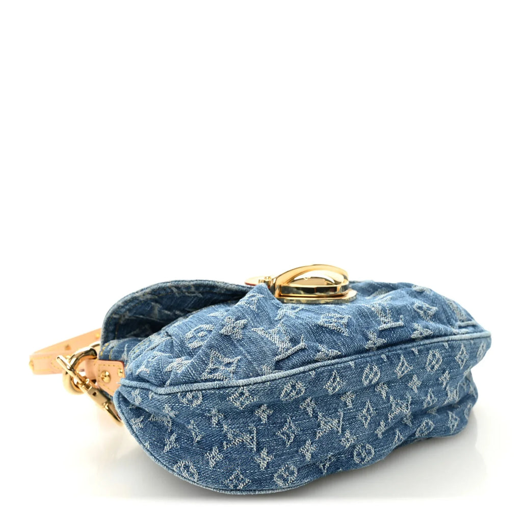Denim Monogram Mini Bag