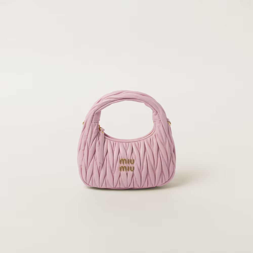 Matelassé Leather Underarm Bag