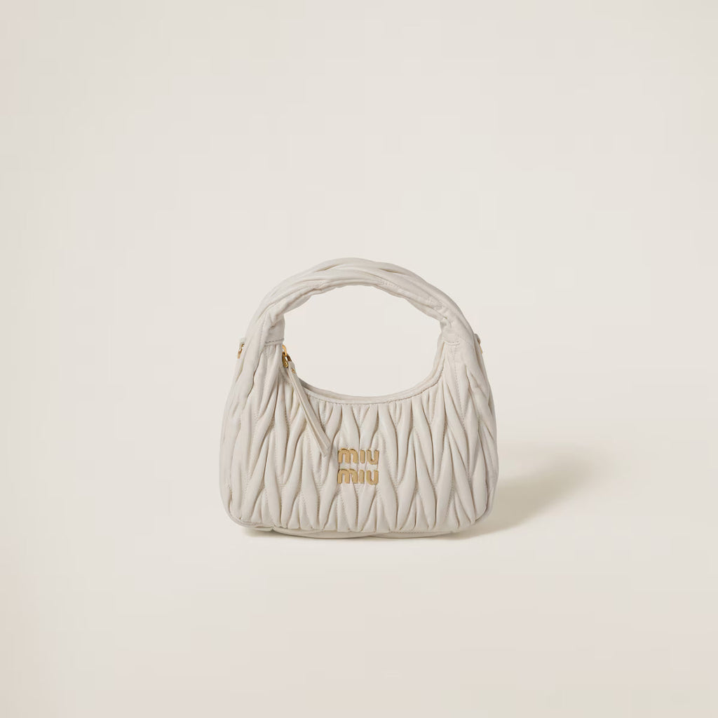 Matelassé Leather Underarm Bag