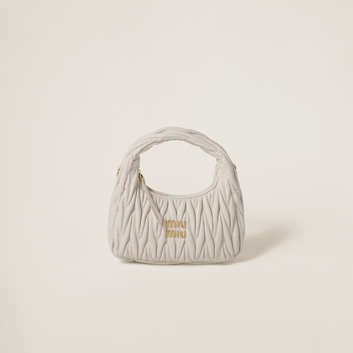 Matelassé Leather Underarm Bag