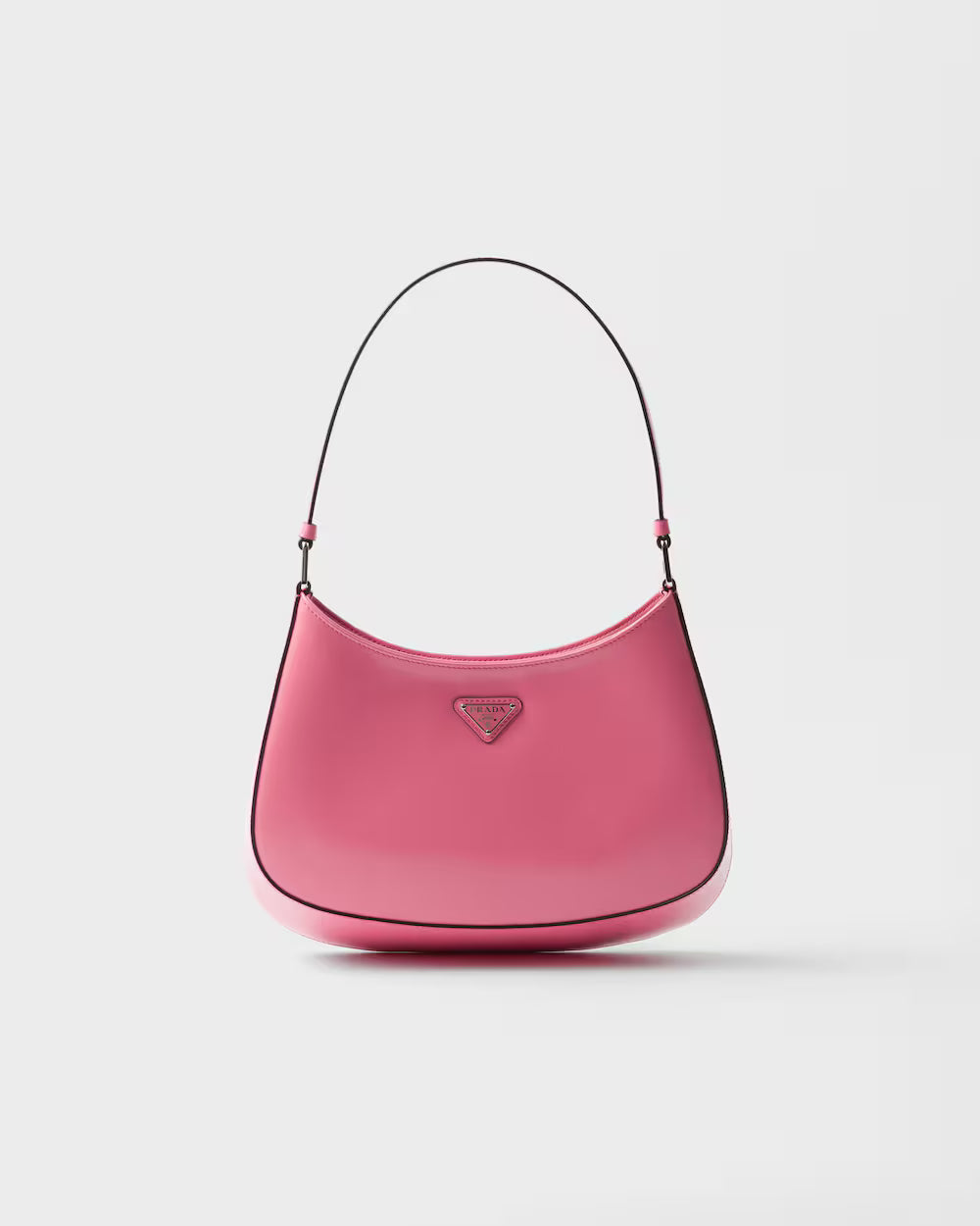 Sleek Triangle-Accent Shoulder Bag