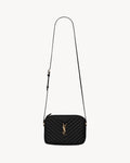 Ravelle Quilted Shoulder Bag (Black/Gold Logo)