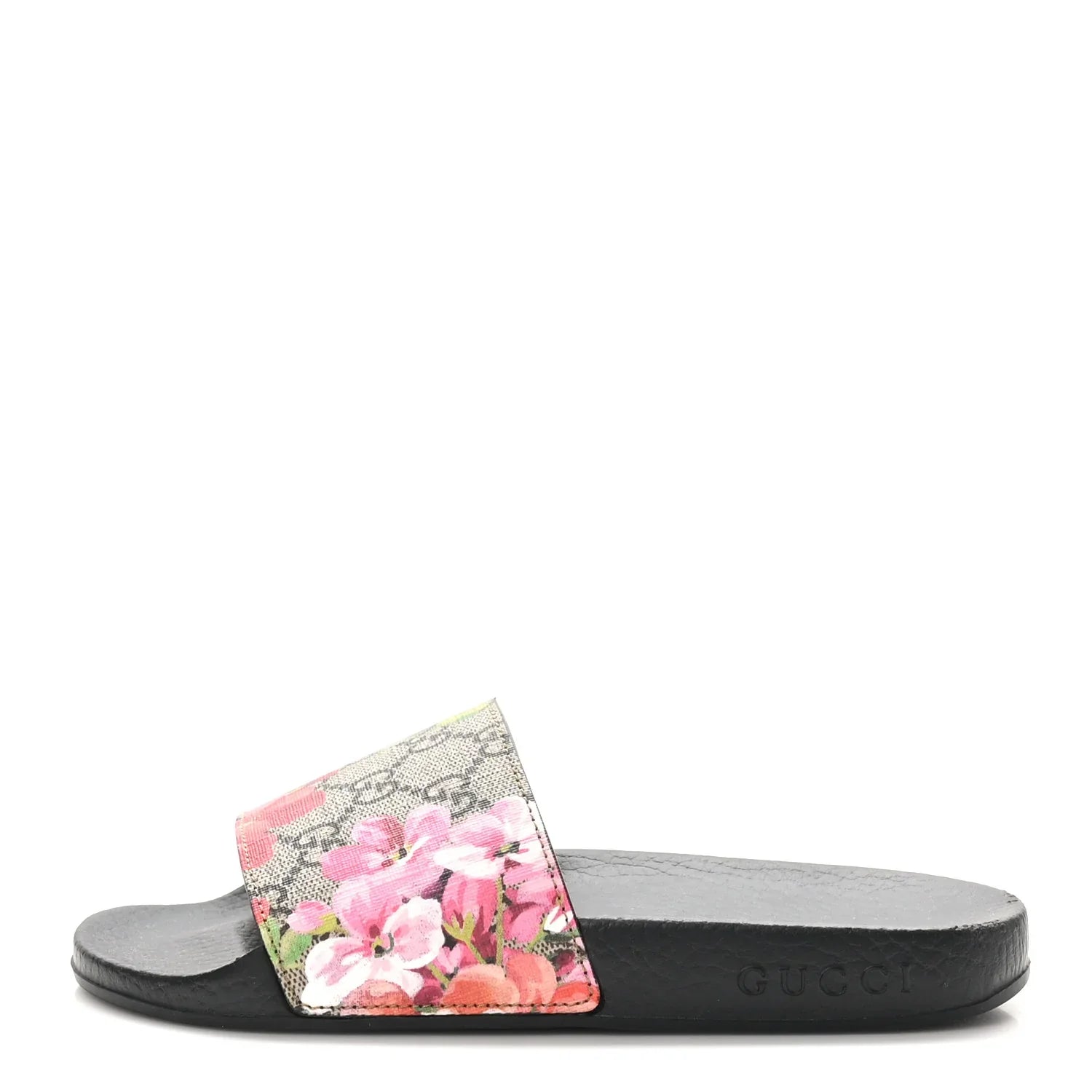 Floral Monogram Comfort Slides (Unisex)