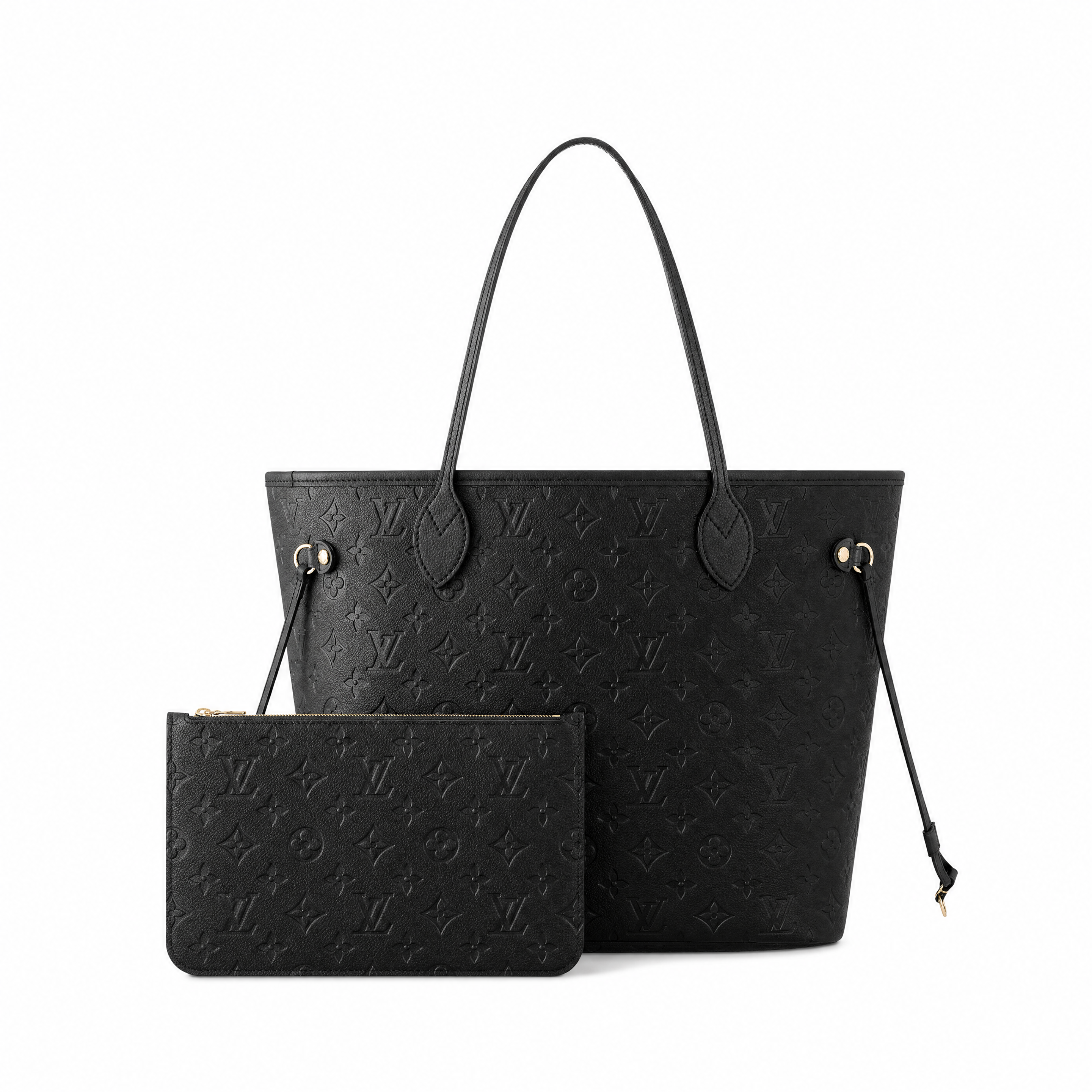 Classic Monogram Tote Set Black