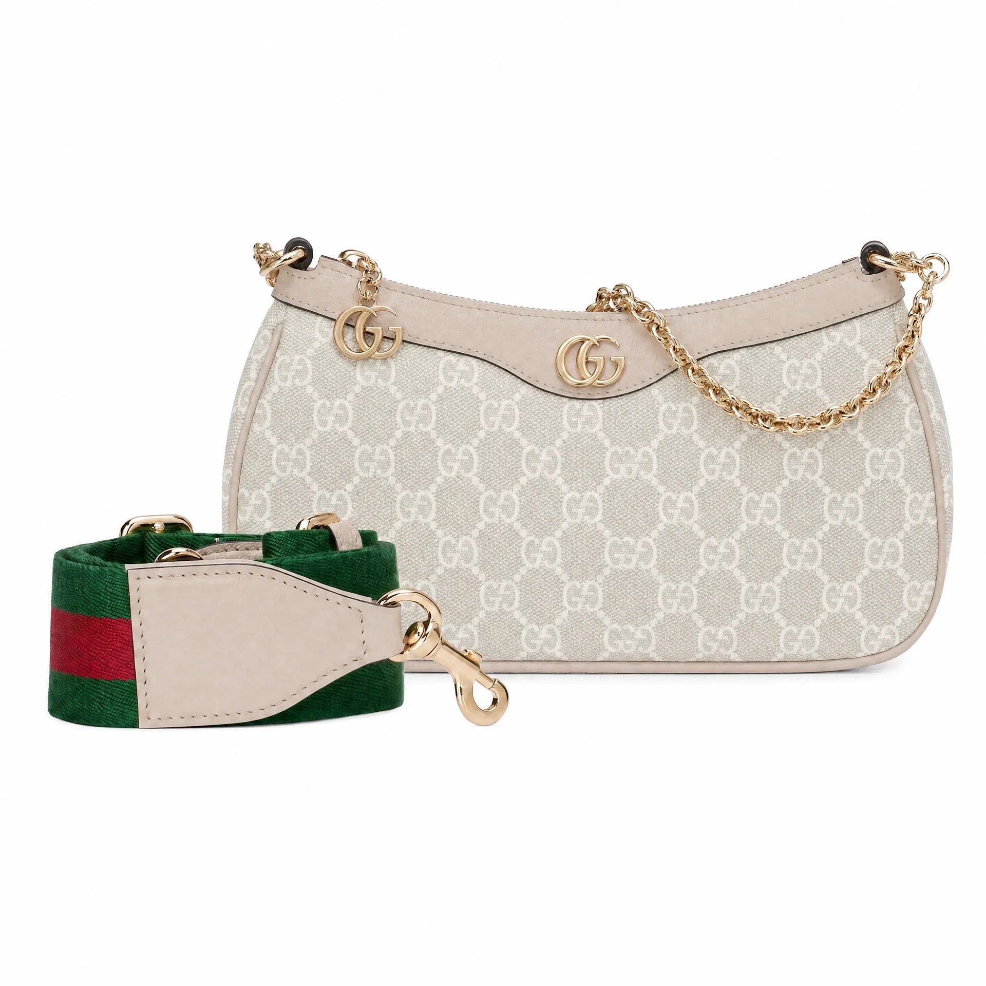 Monogram Chain Shoulder Bag