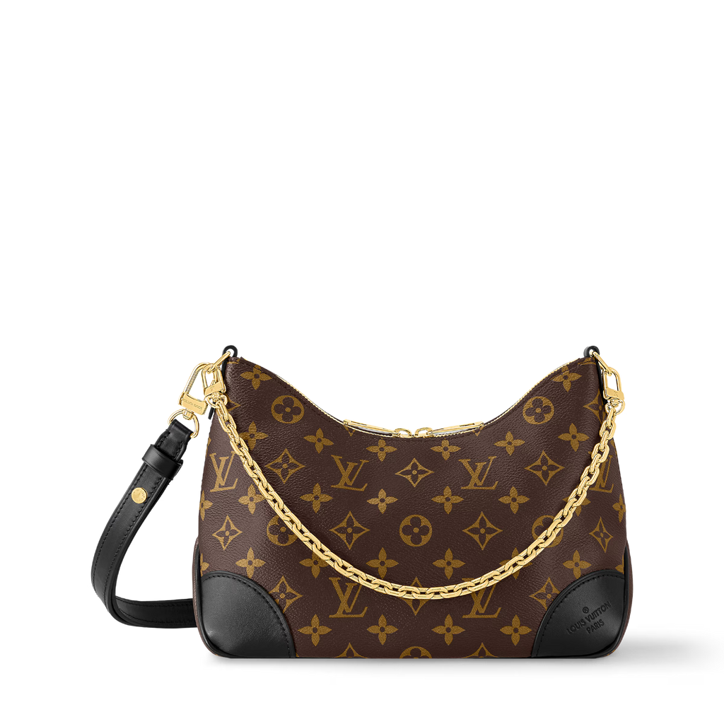Milano Crescent Shoulder Bag (Black)