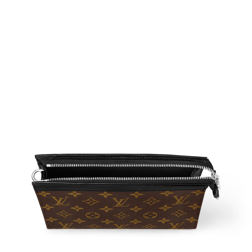 Monogram Utility Crossbody Bag (Brown)