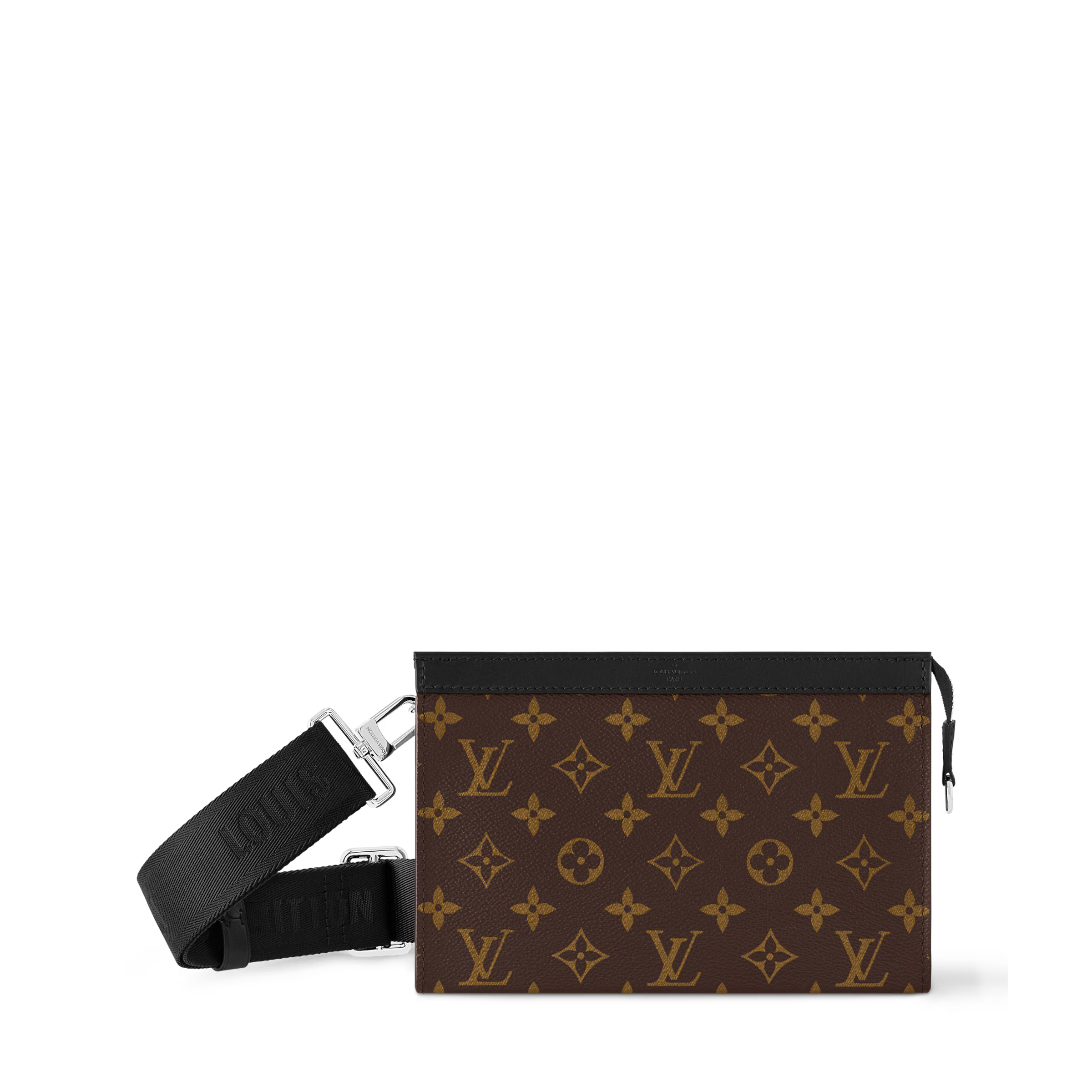 Monogram Utility Crossbody Bag (Brown)