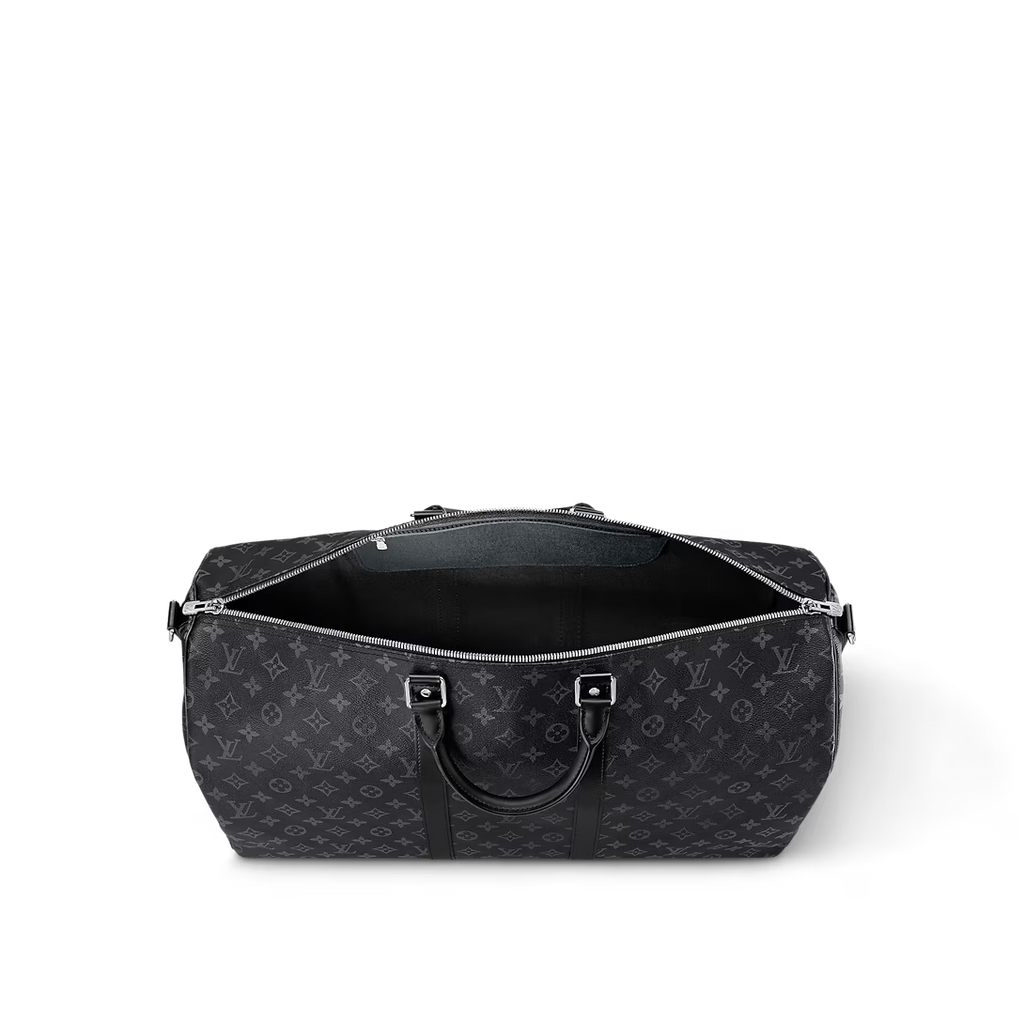 The Valmora Weekender Duffle – Black Monogram