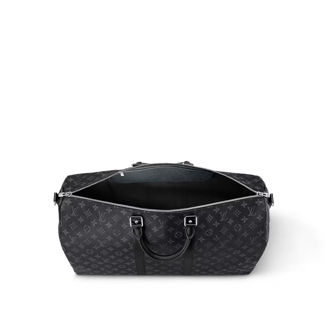 The Valmora Weekender Duffle – Black Monogram