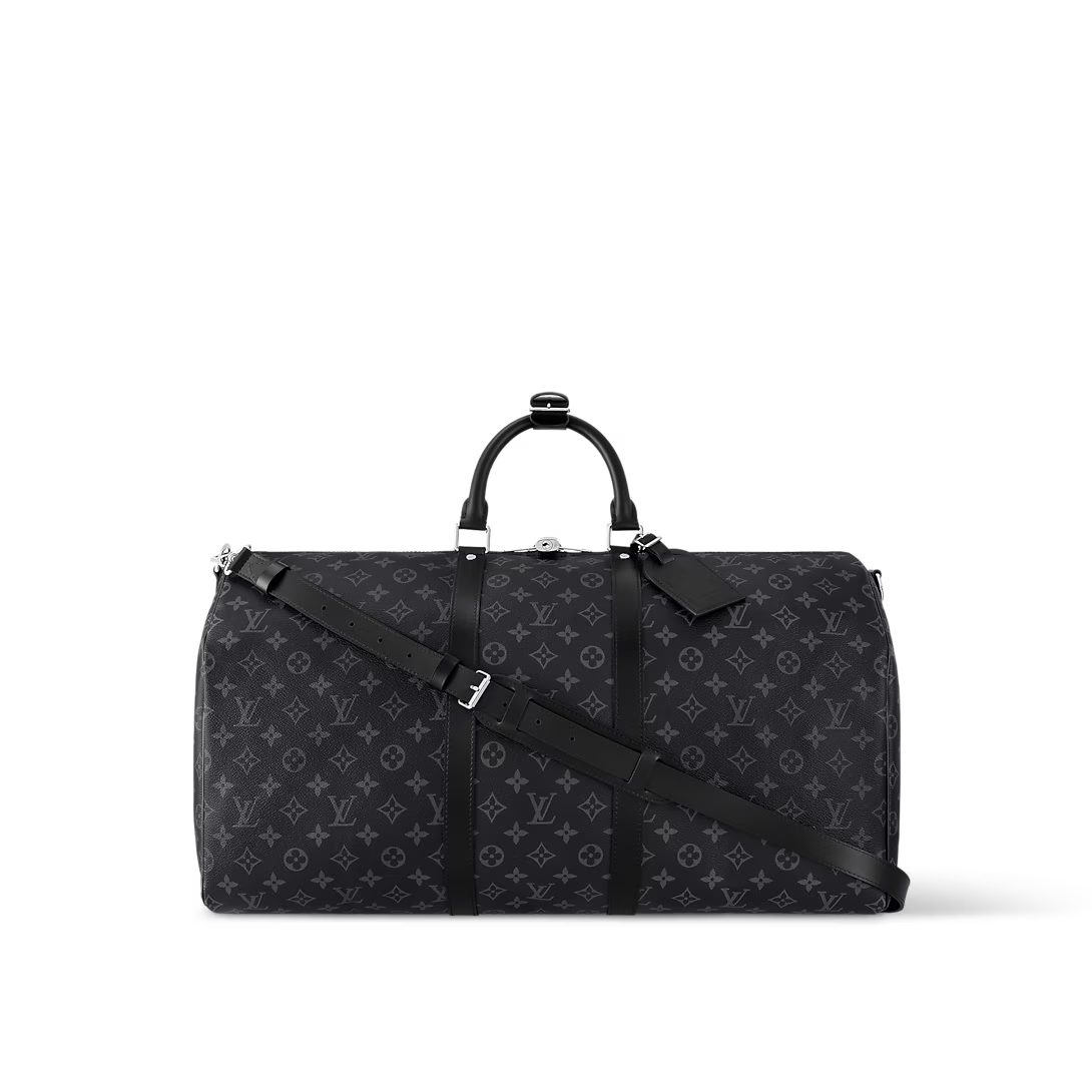 The Valmora Weekender Duffle – Black Monogram