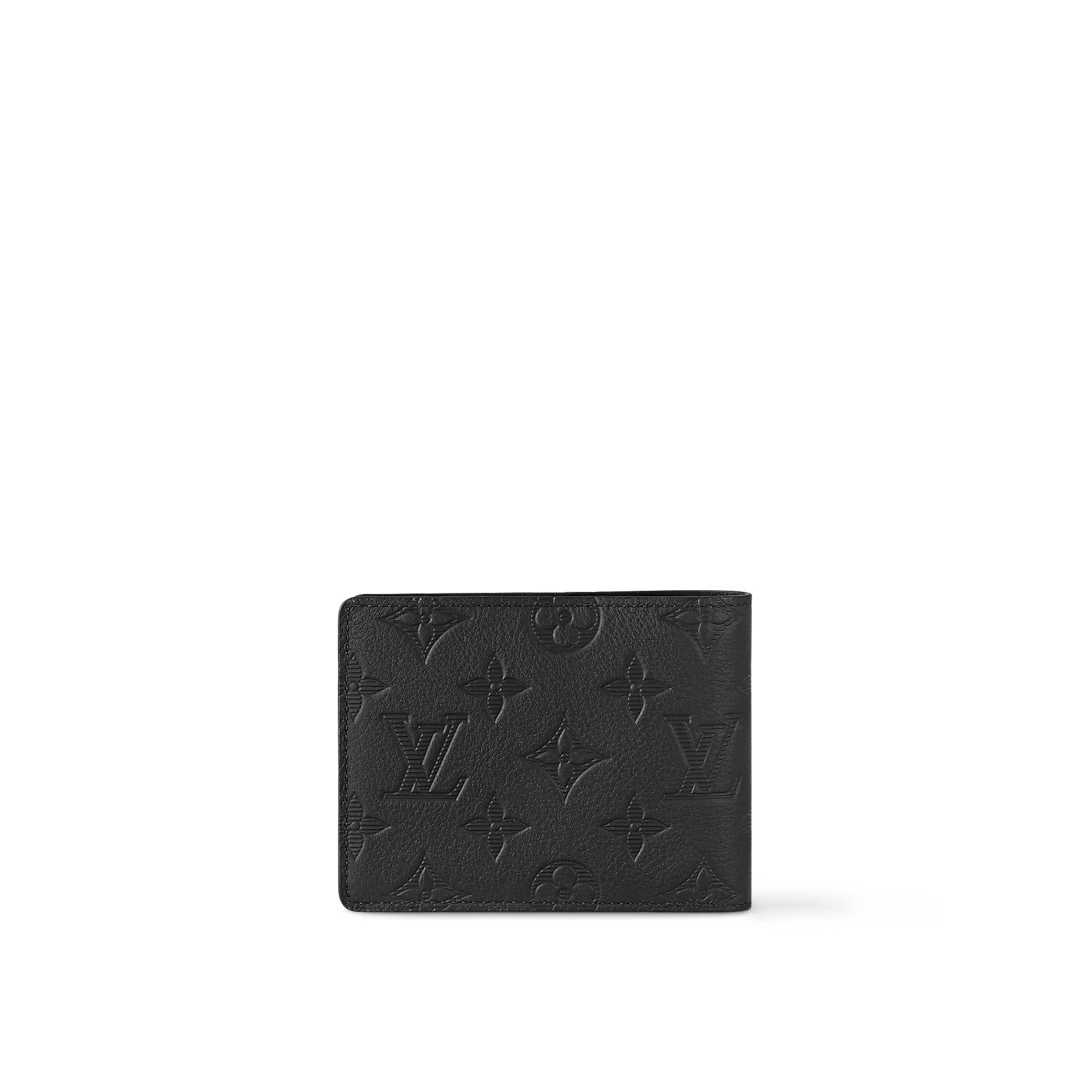 Noir Monogram Billfold Wallet