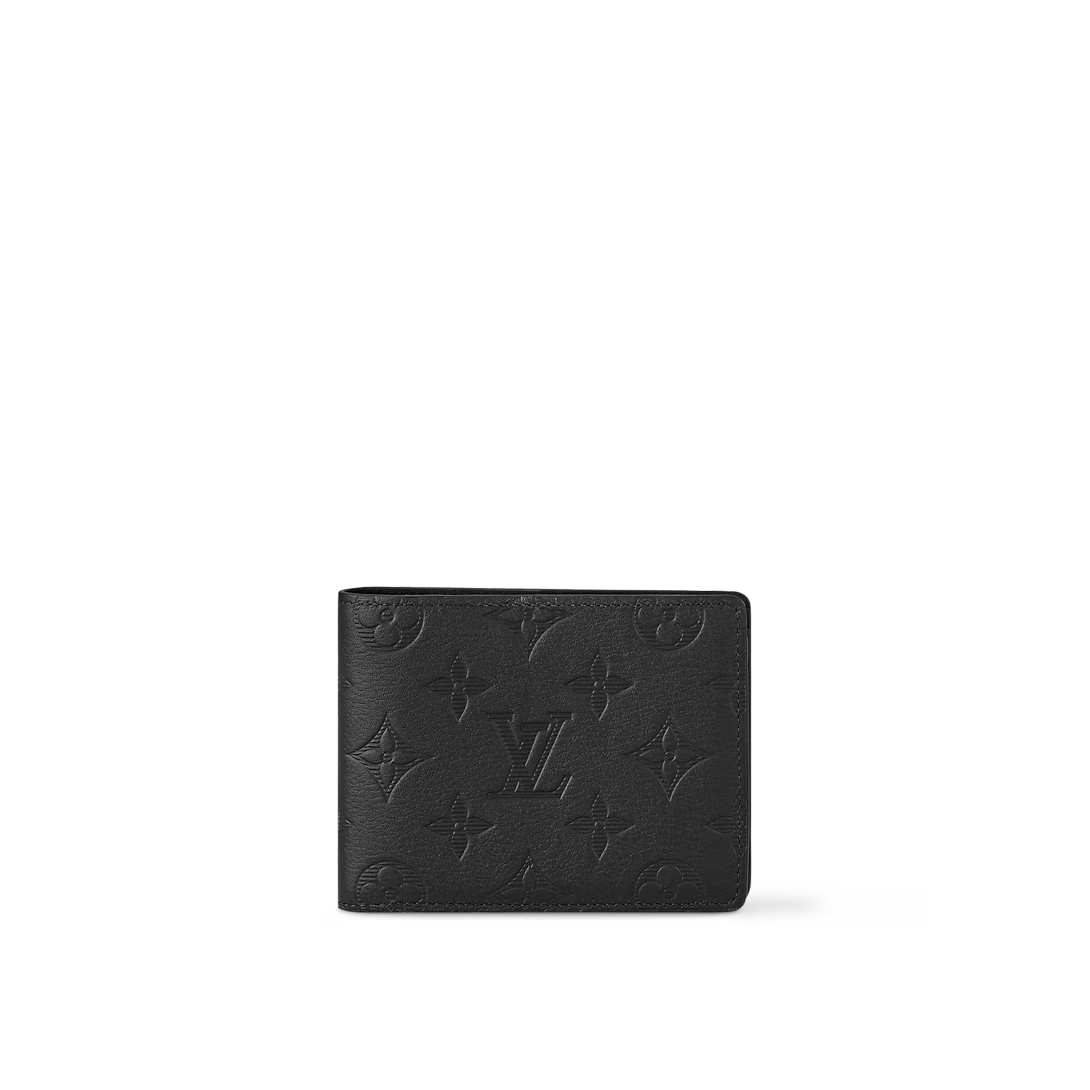 Noir Monogram Billfold Wallet