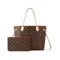 Classic Monogram Tote Set Brown