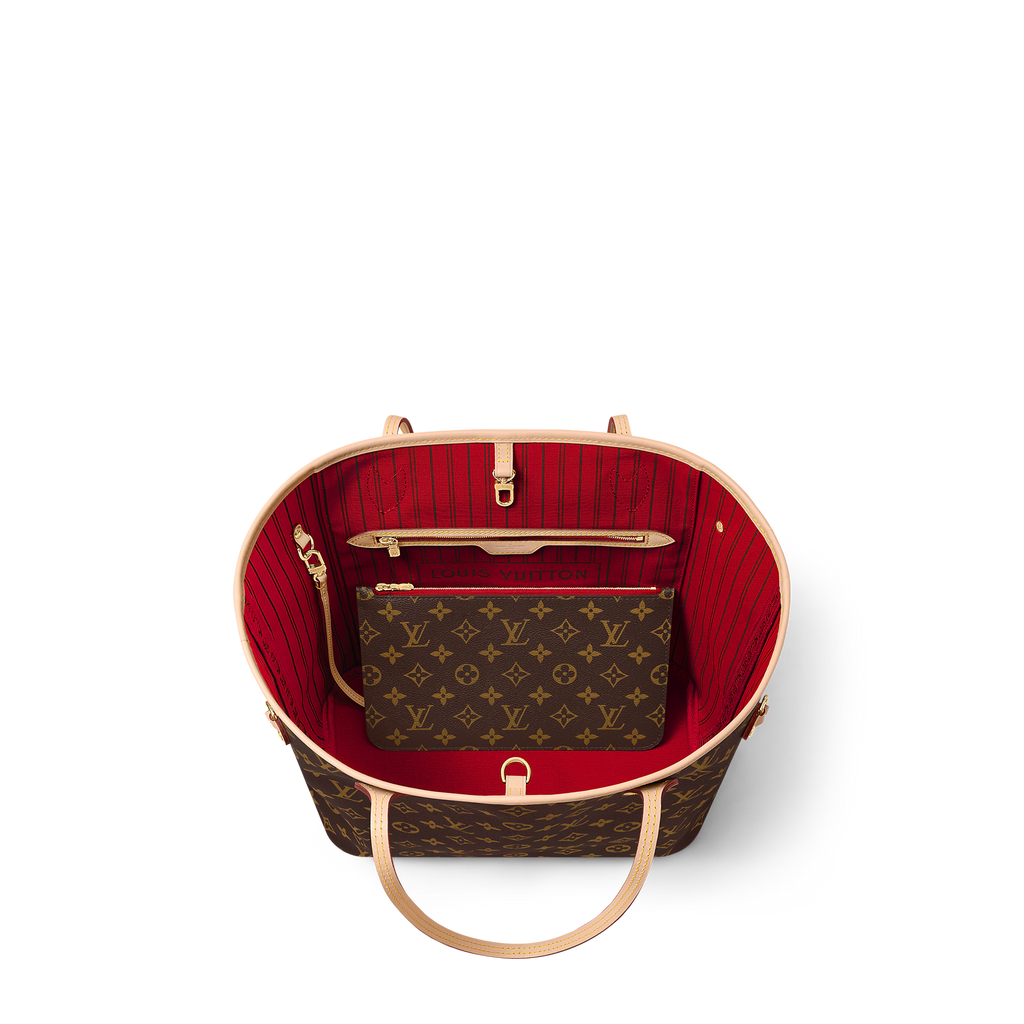 Classic Monogram Tote Set Brown