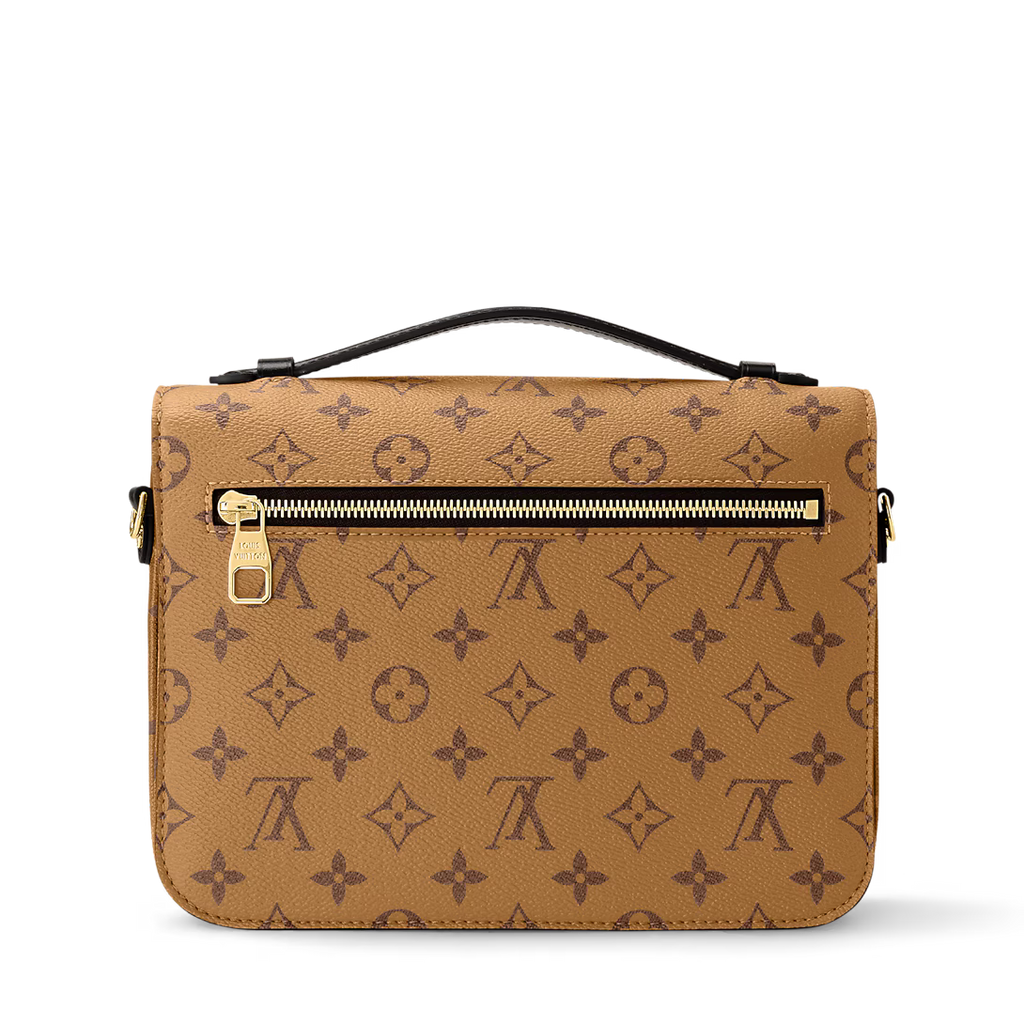 Monogram Lock Shoulder Bag (Beige)