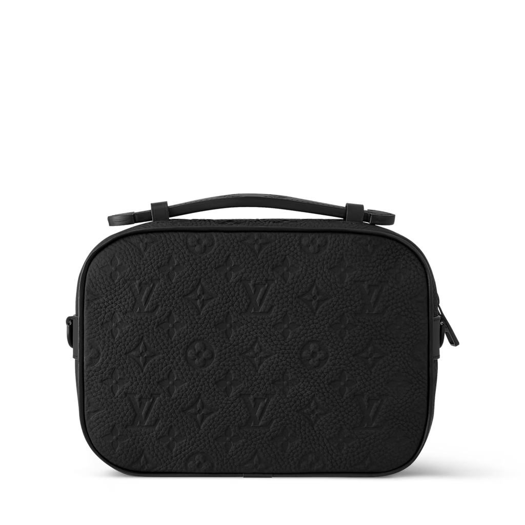 Monogram Utility Crossbody Bag (Black)