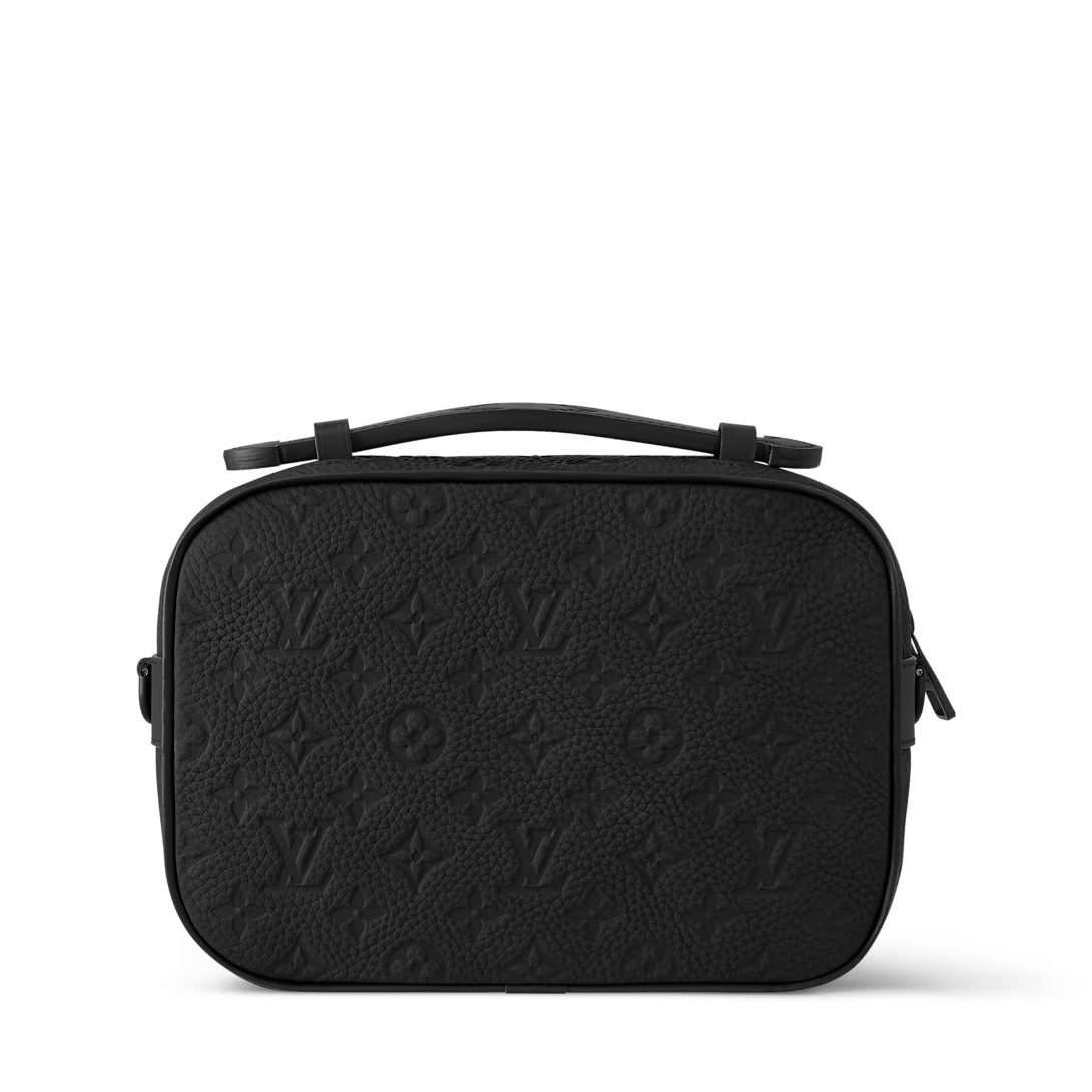 Monogram Utility Crossbody Bag (Black)