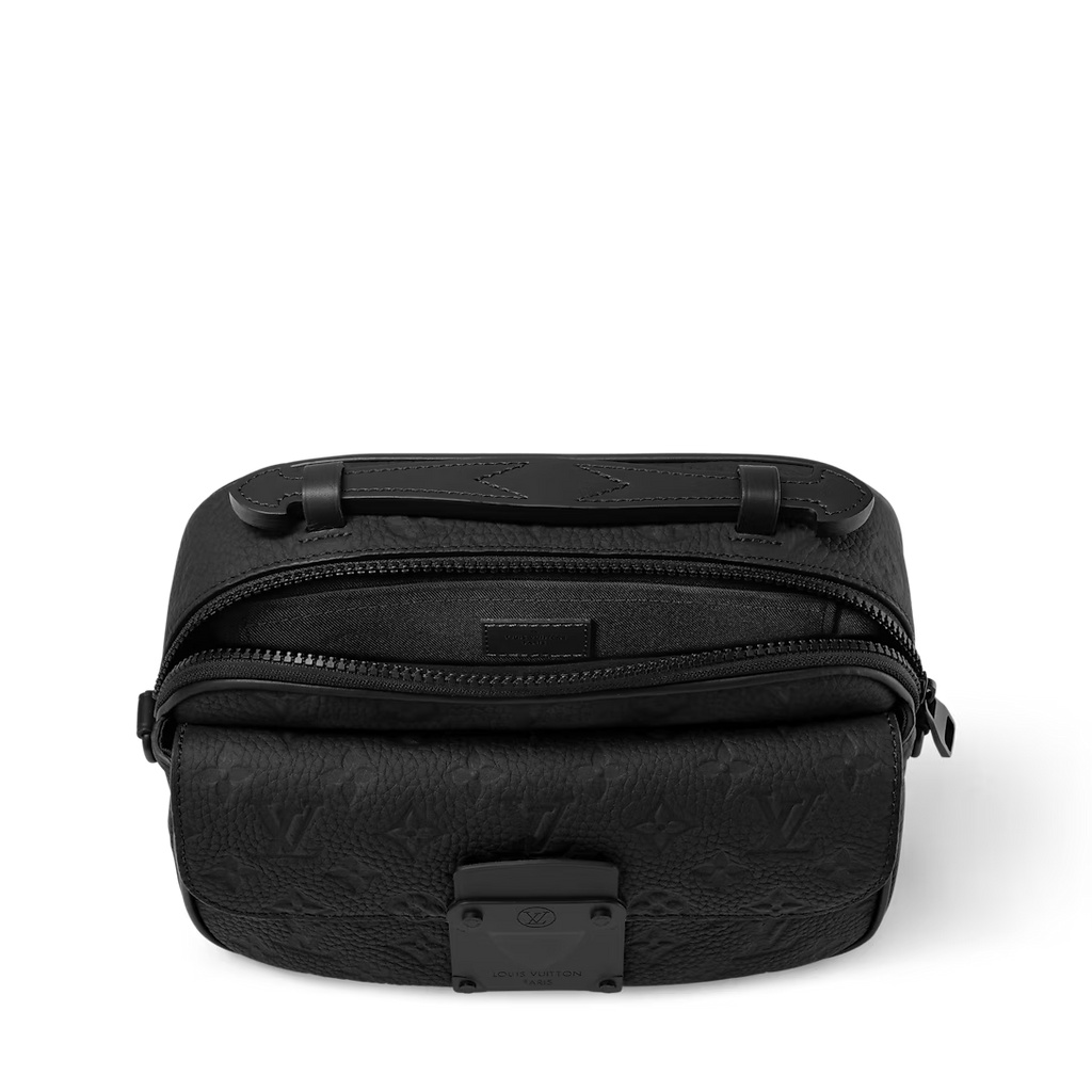 Monogram Utility Crossbody Bag (Black)