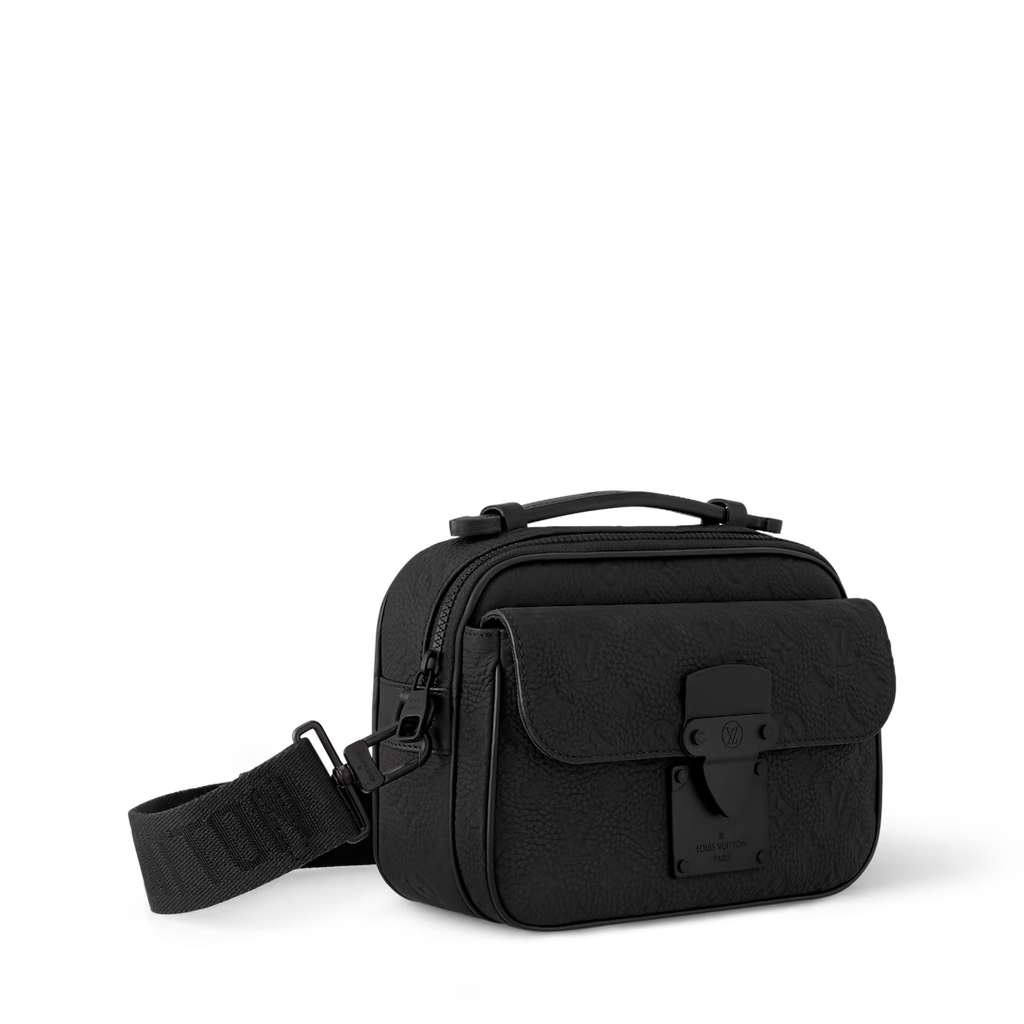Monogram Utility Crossbody Bag (Black)