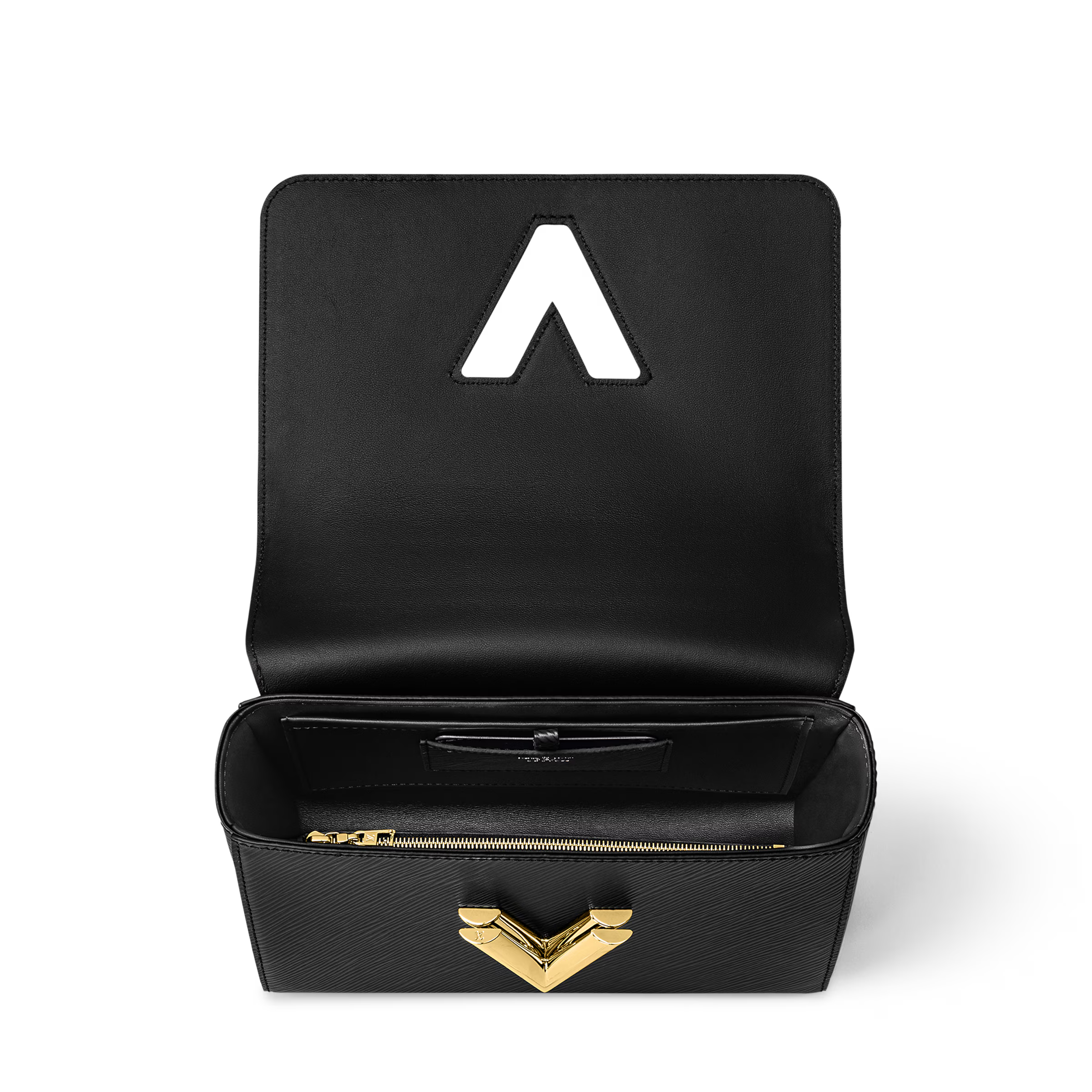 Noir Twist Luxe Crossbody (Black)