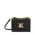 Noir Twist Luxe Crossbody (Black)